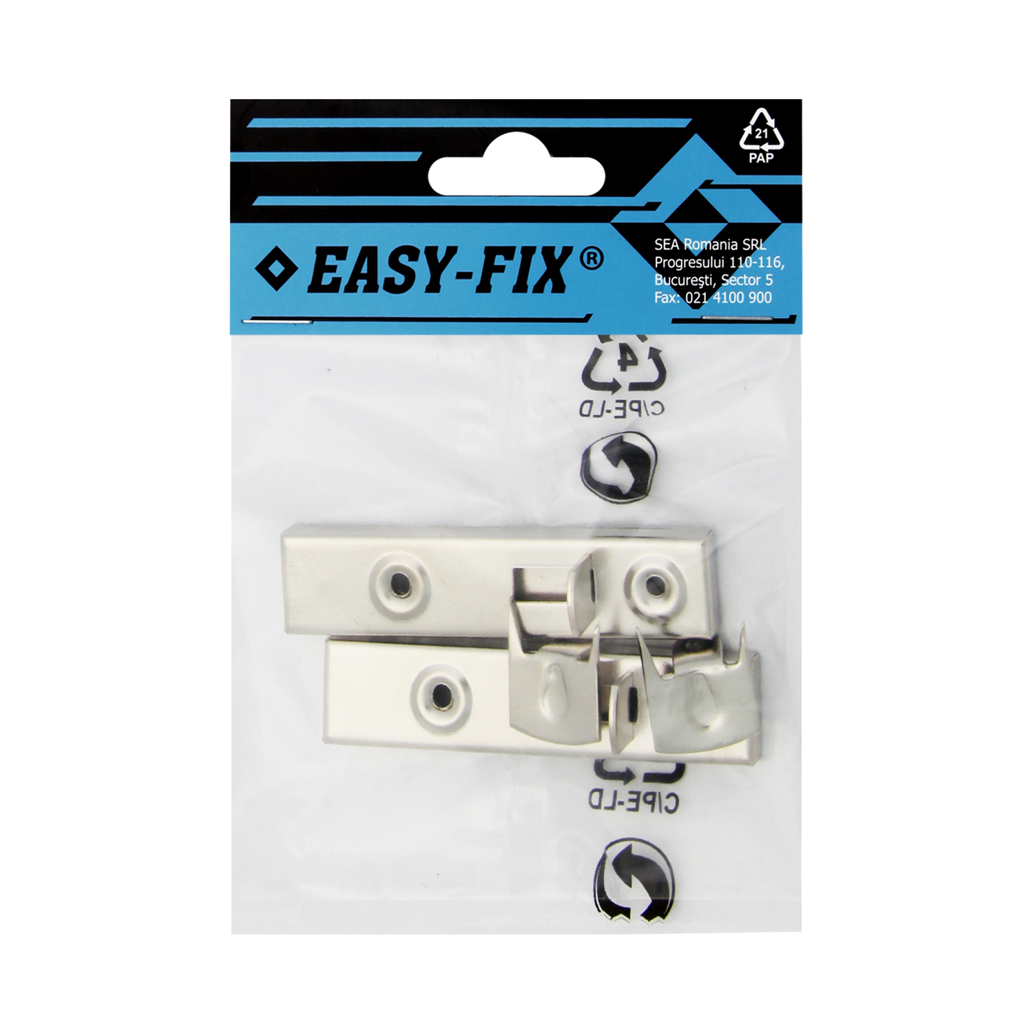 Zavor mobilier SEA, scoaba indoita, metal, 2buc