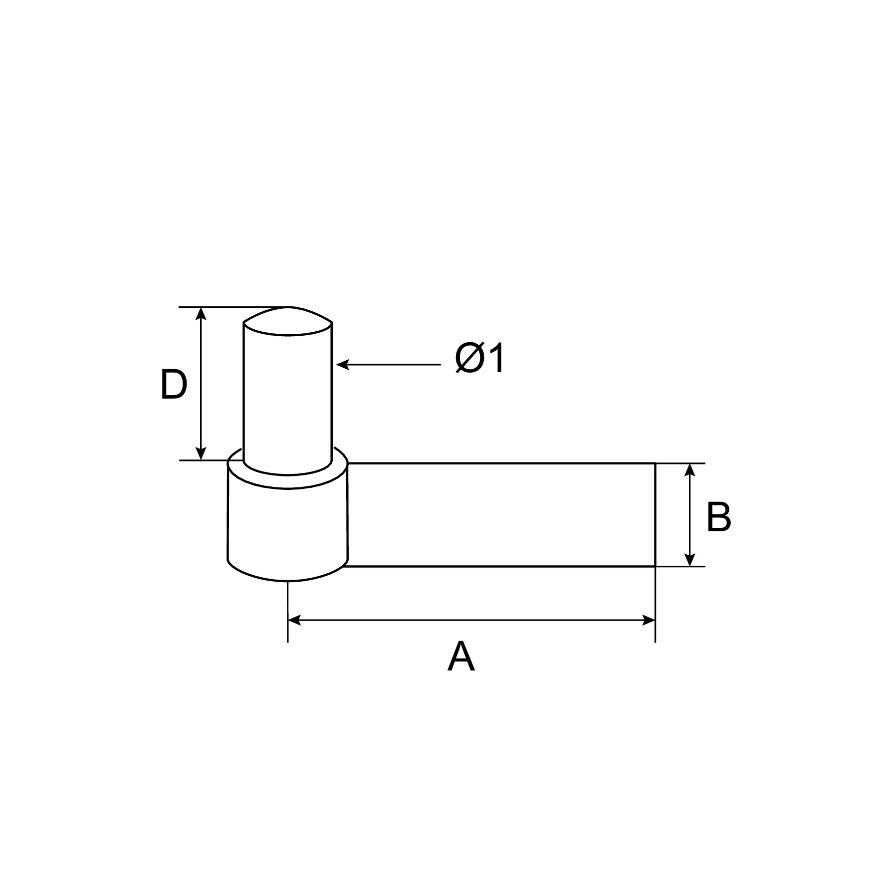 Balama sudabila SUKI, 100 x 40mm, ax 13mm, otel, argintiu