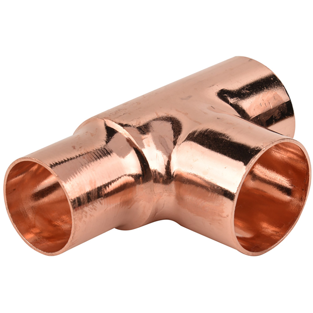 Teu redus cu 5130R, 18 x 18 x 15 mm, cupru