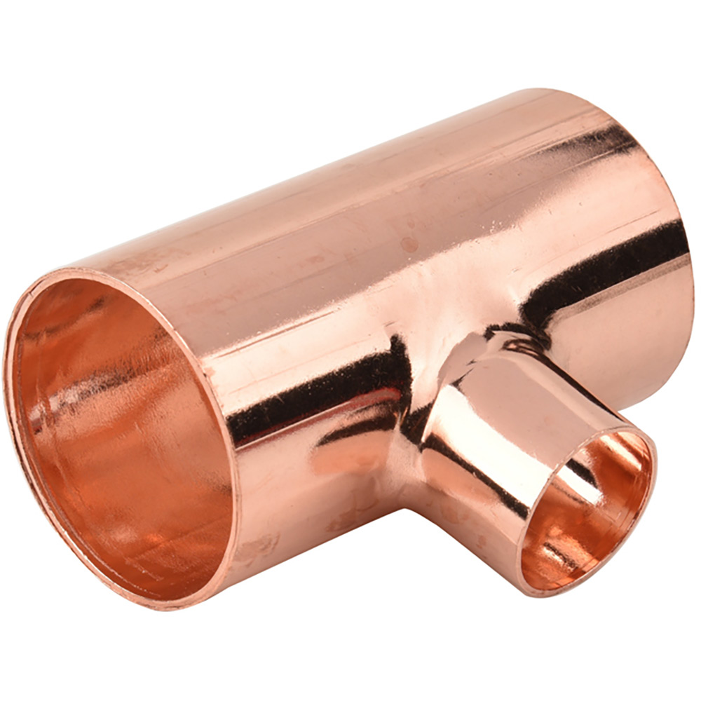 Teu redus cu 5130R, 28 x 22 x 28 mm, cupru