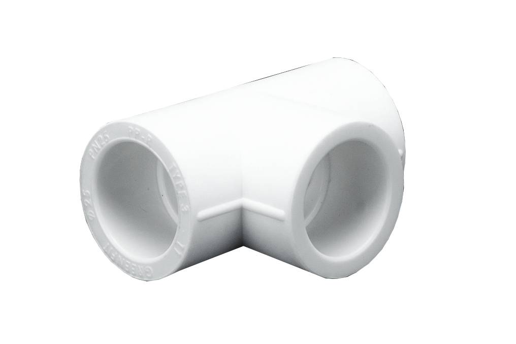 Teu plastic PPR, alb, 32 mm