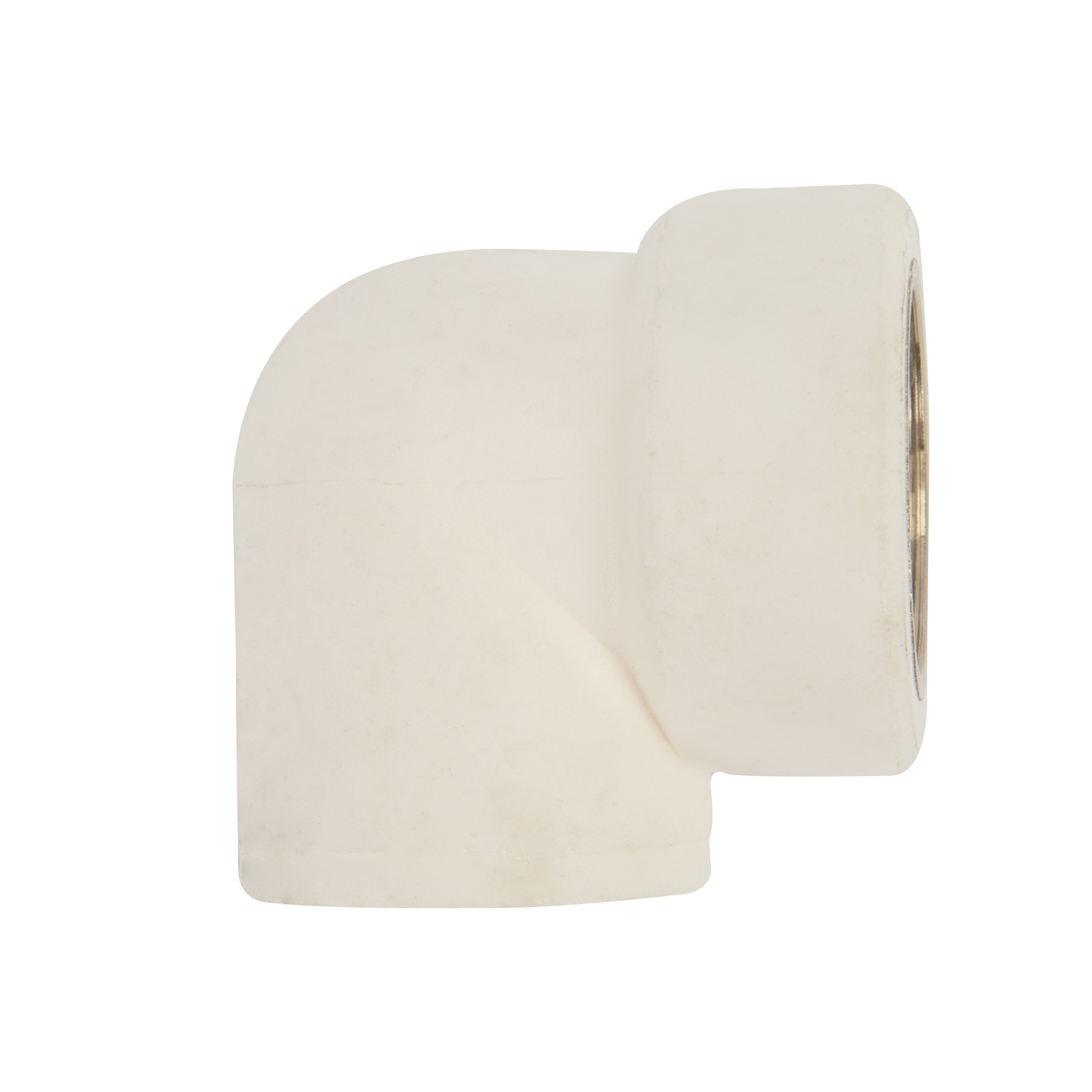 Cot plastic PPR, alb, 32 mm, unghi 90, racord 1, filet interior