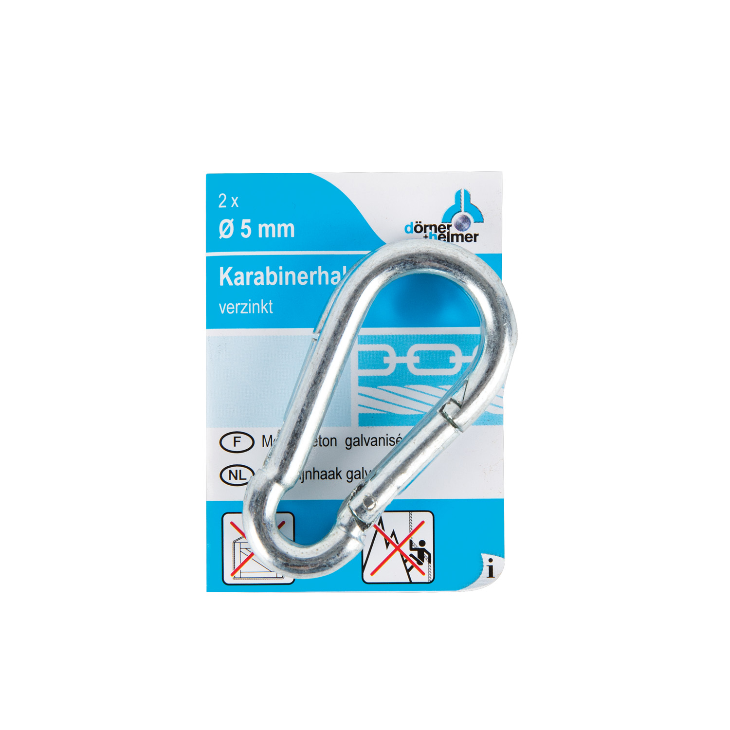 Carabina cu clapa DORNER + HELMER, 5 x 50mm, otel zincat