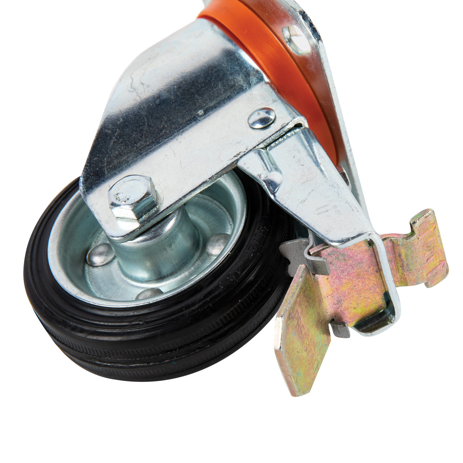 Rola din cauciuc cu pivot si fixare DORNER + HELMER, 80 x 25mm, sarcina maxima 50kg