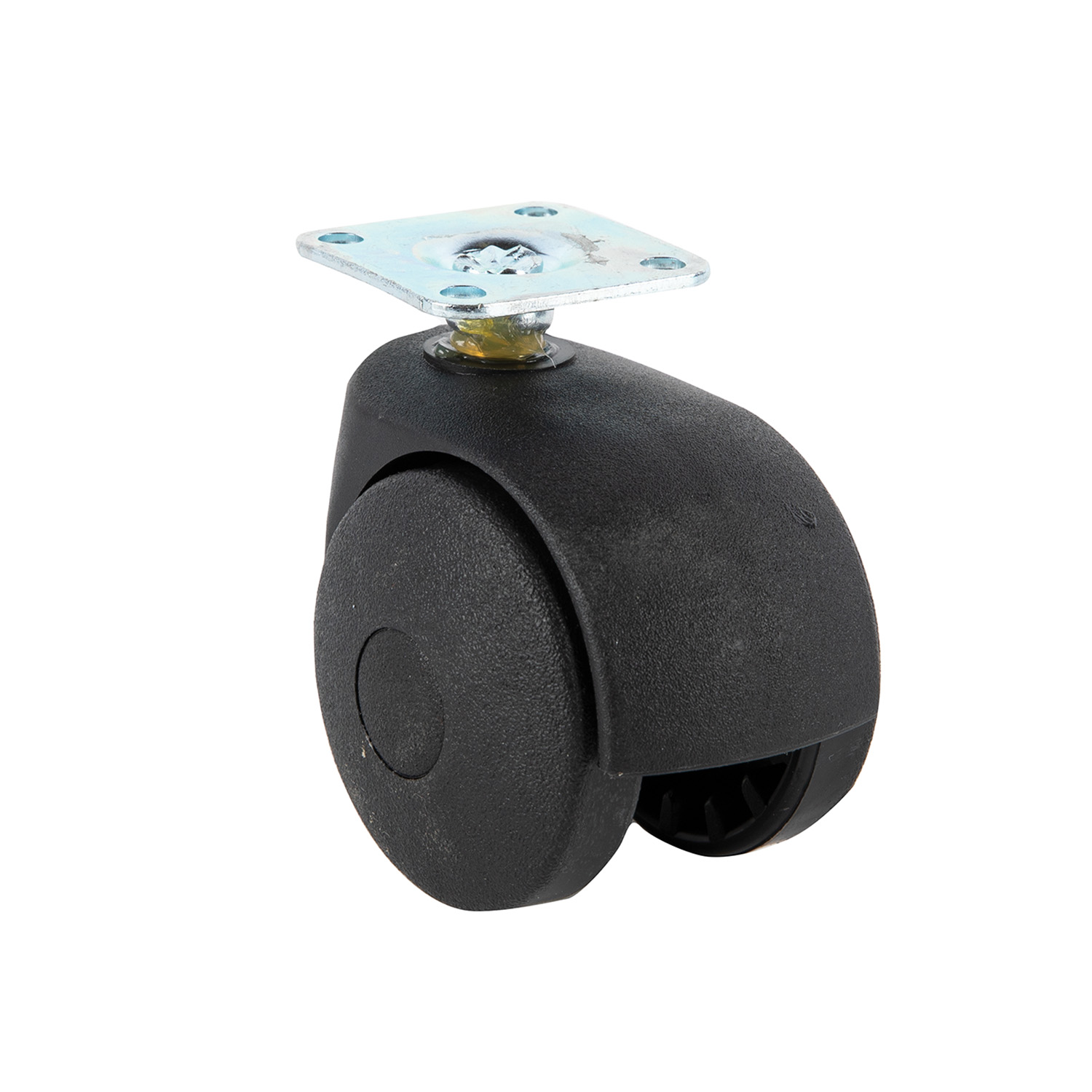 Roata mobilier dubla, placa fixa, 50 mm, 30 Kg