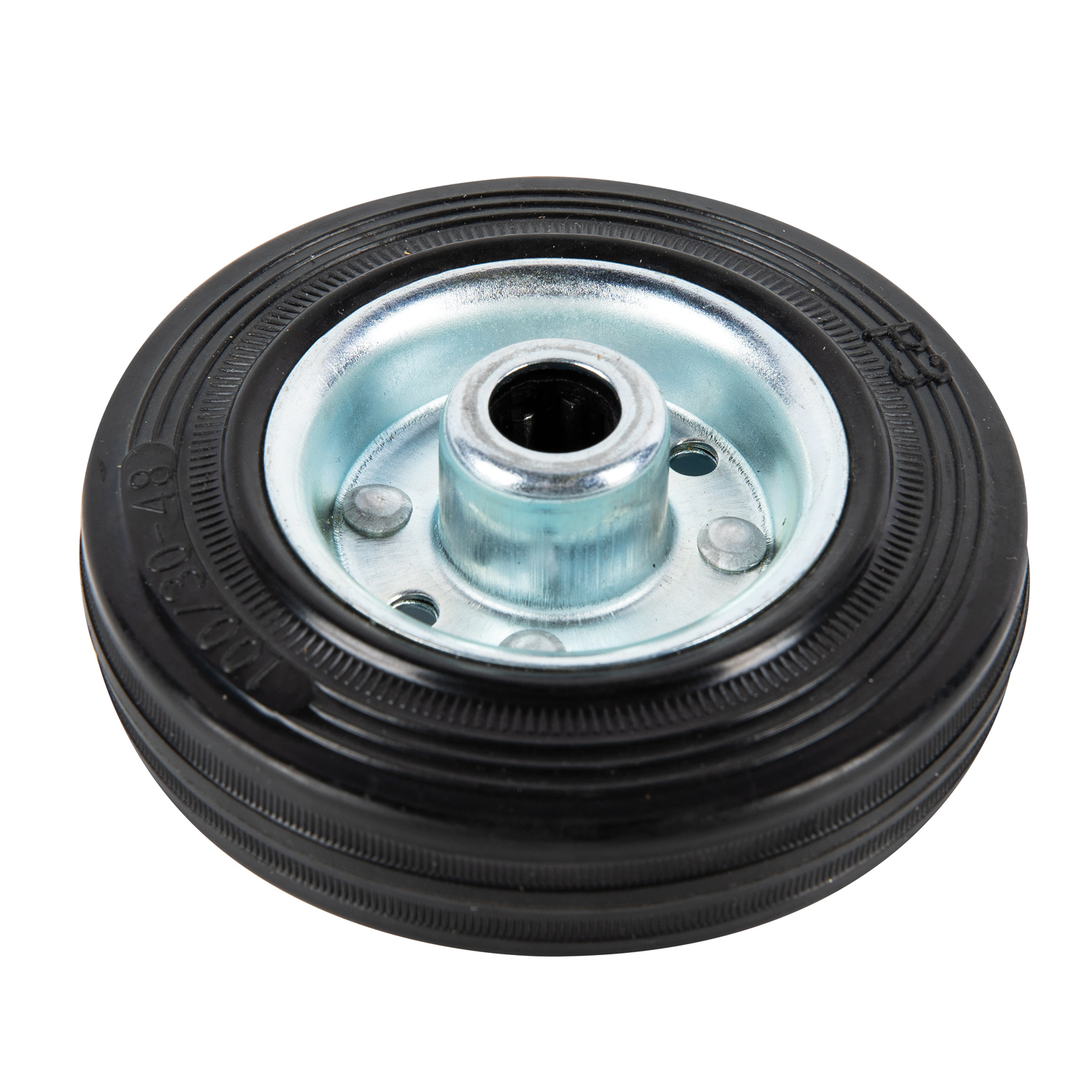 Roata cauciuc masiv, rulment cu role, janta din otel 100 x 30 x 12 mm