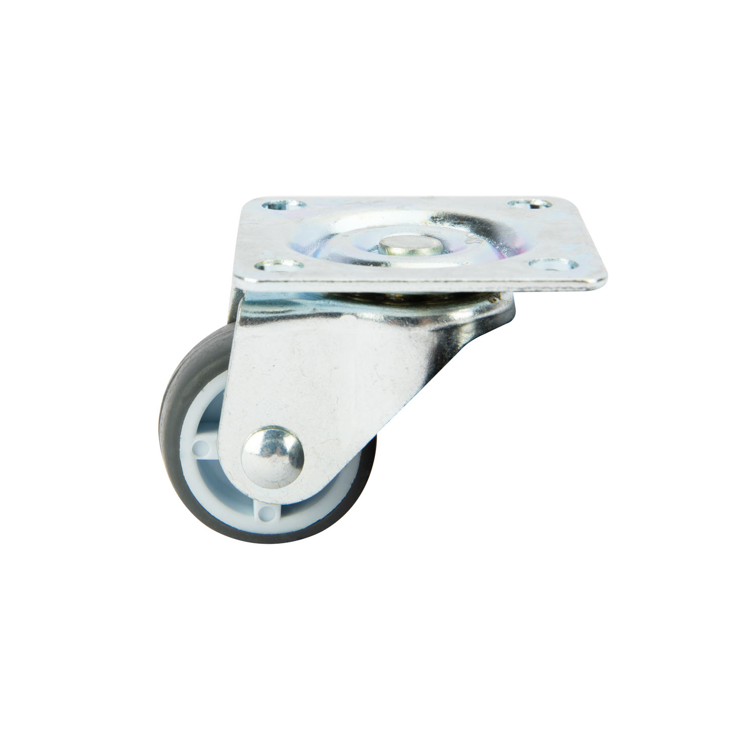 Rola mobilier cu placa pivotanta, 25 x 13 mm, 15 kg