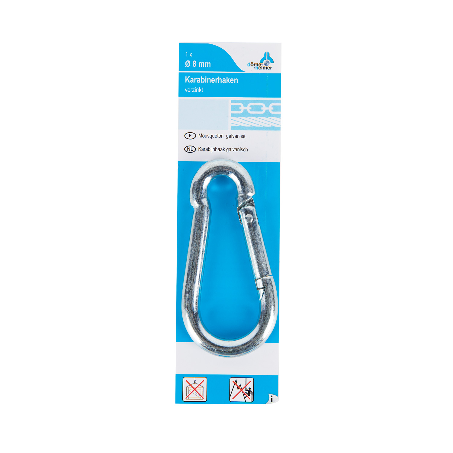 Carabina cu clapa DORNER + HELMER, 8 x 80mm, otel zincat