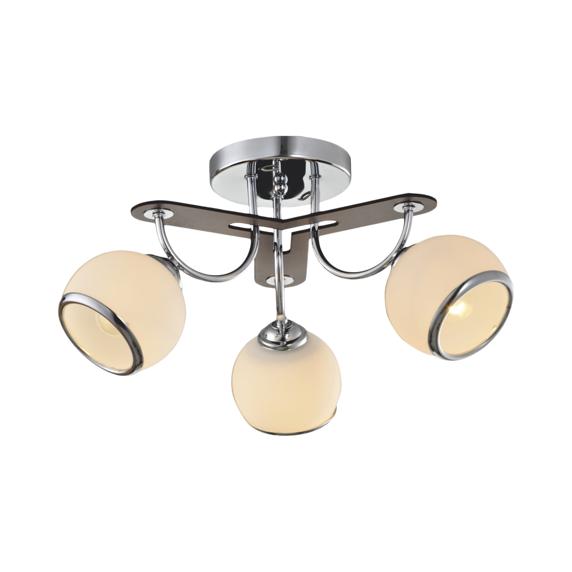 Lustra Klausen Orbs, 3xE27, 60W, IP20, crem