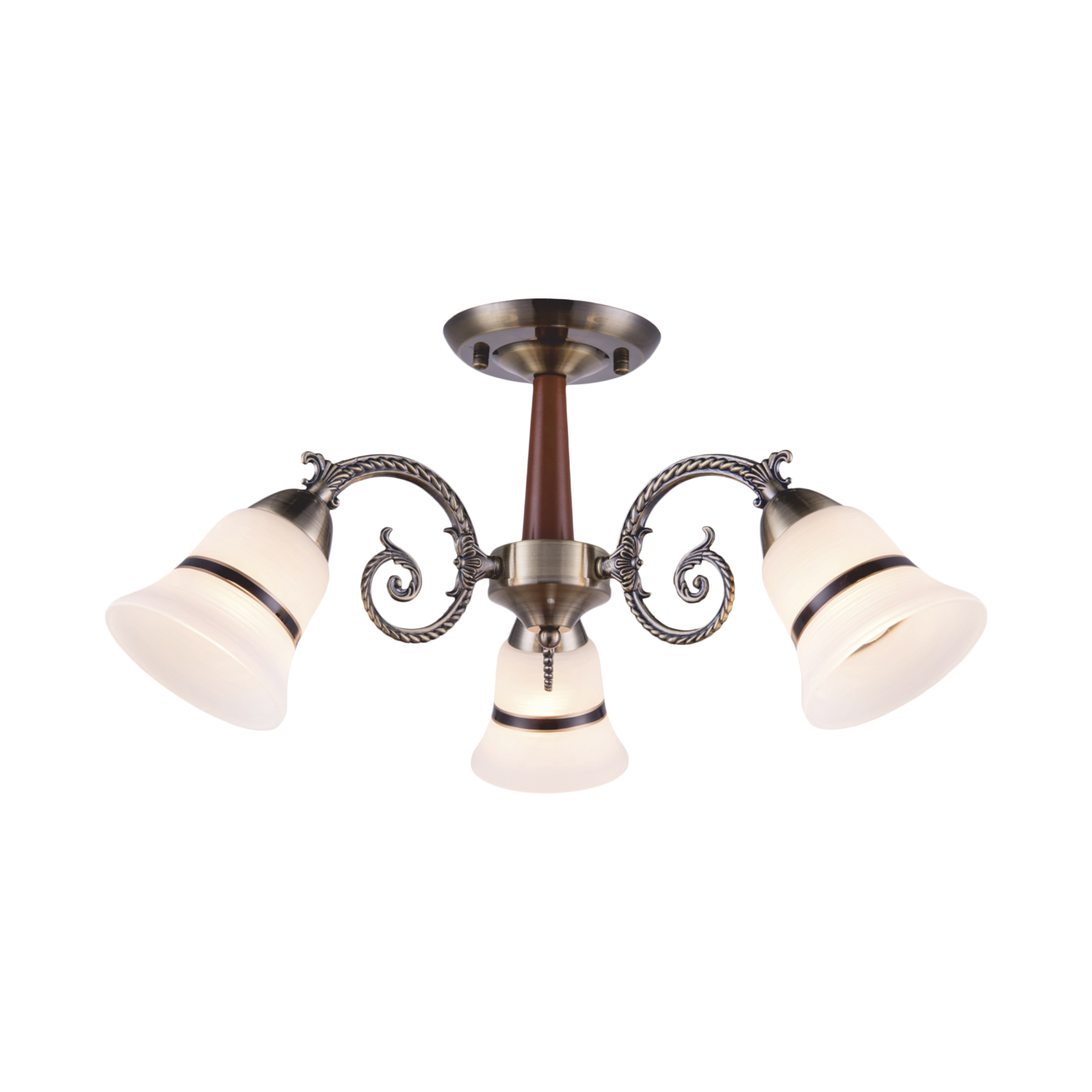 Lustra Klausen Niky, 3xE27, 60W, IP20, crem