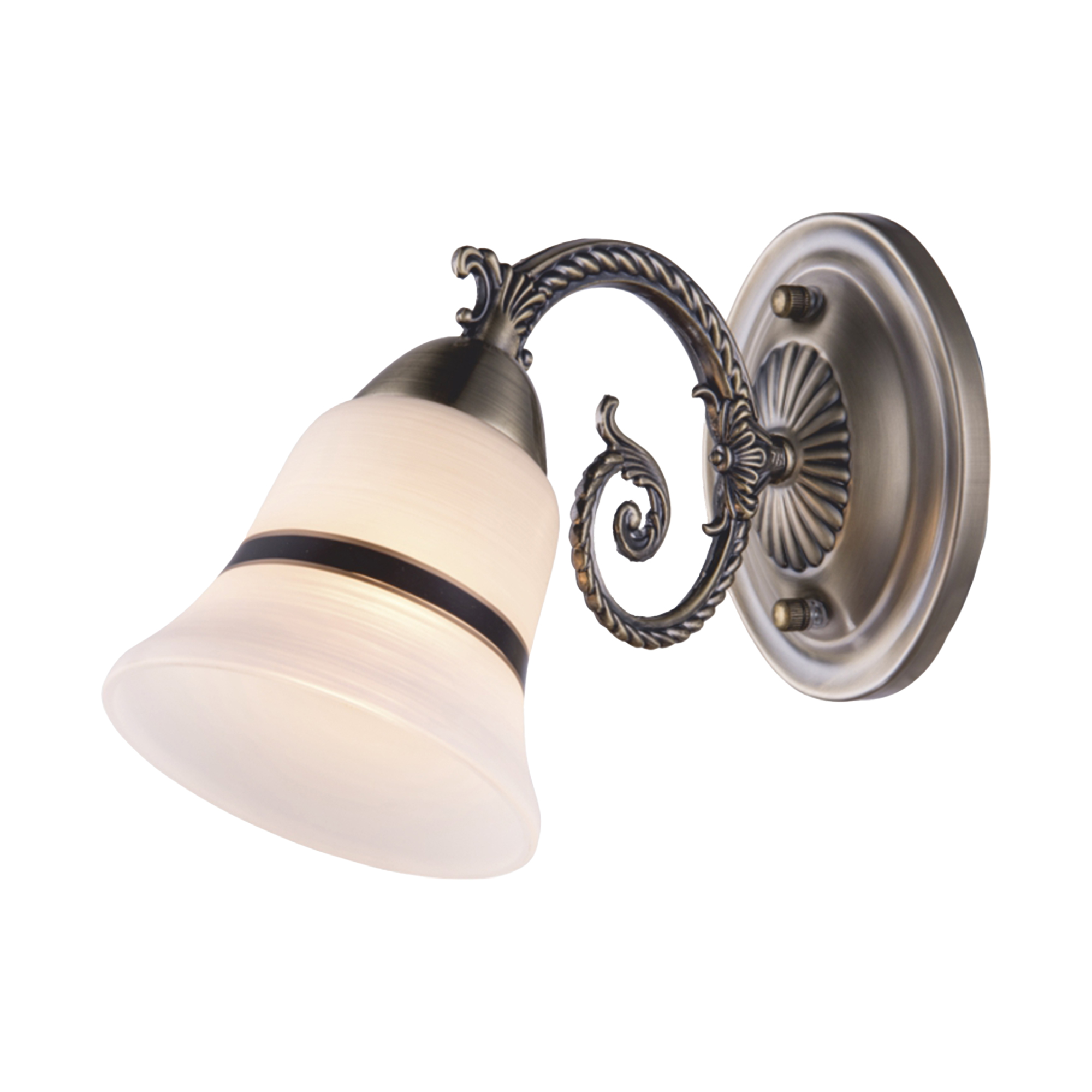 Aplica de perete KLAUSEN Niky, bec incandescent, E14, 60W, bronz antichizat