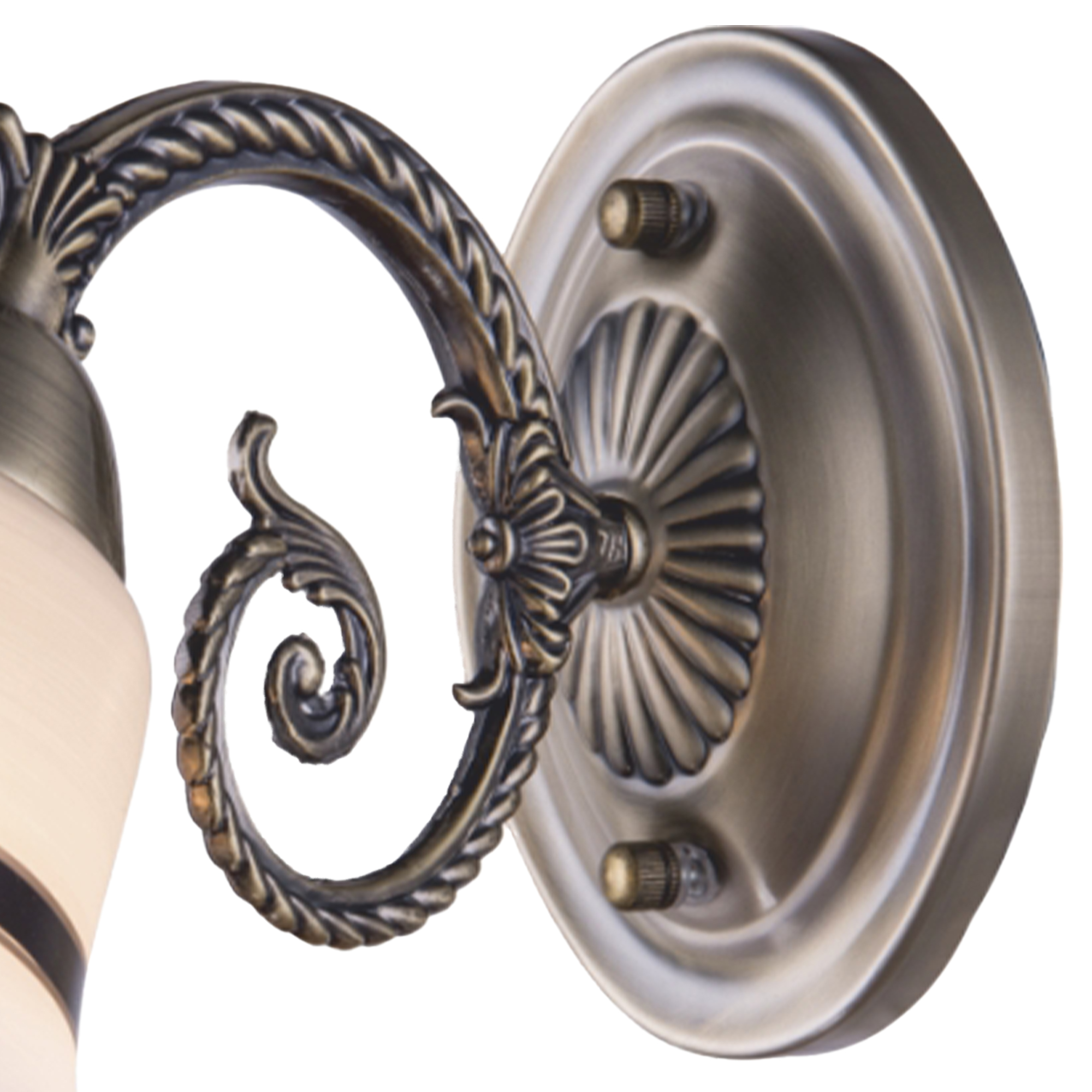 Aplica de perete KLAUSEN Niky, bec incandescent, E14, 60W, bronz antichizat