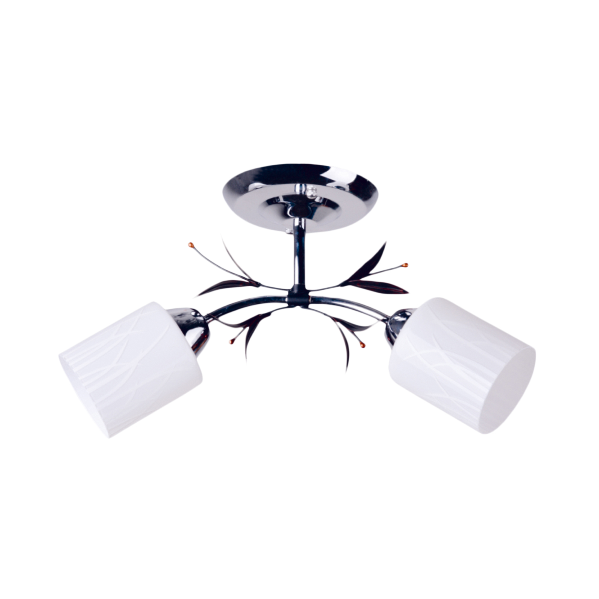 Candelabru KLAUSEN Malva 2 LY-3083, 15W, E27, Crom