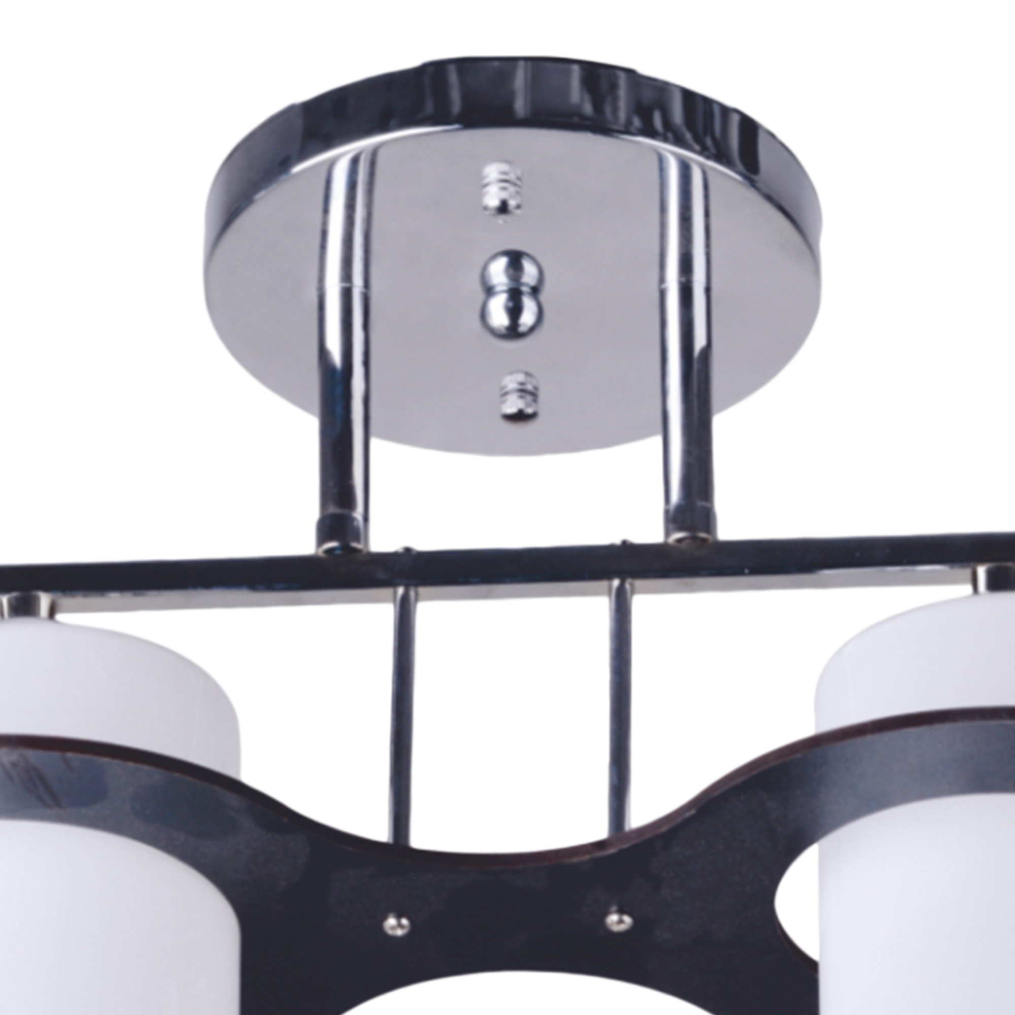 Lustra Klausen Olaf, 2xE27, 60W, IP20, alb-crom