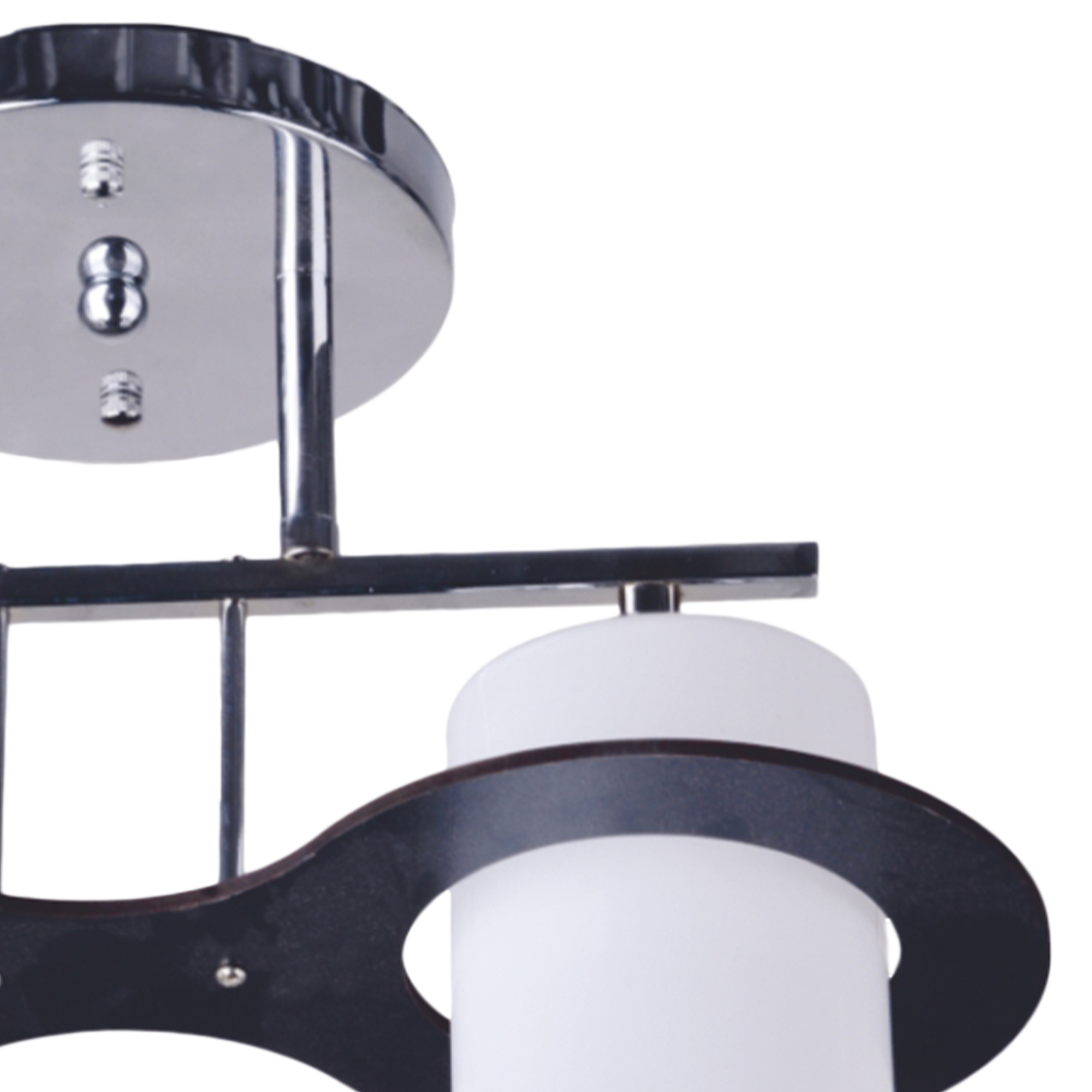 Lustra Klausen Olaf, 2xE27, 60W, IP20, alb-crom