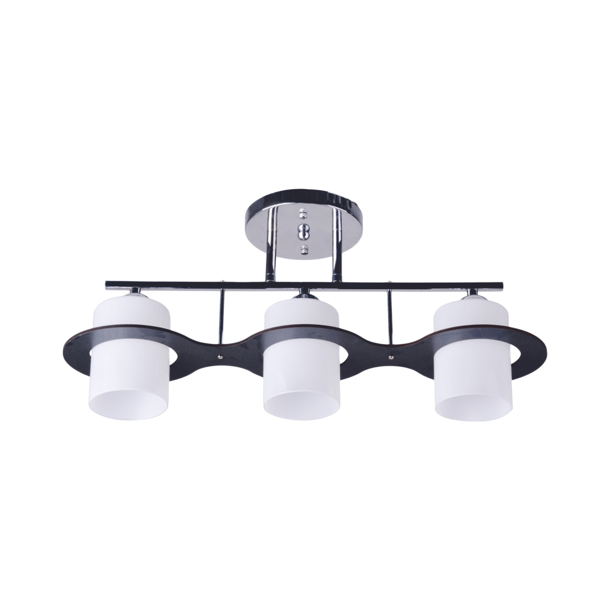Lustra Klausen Olaf LY-3086, 3 x 15W, E27, alb-crom