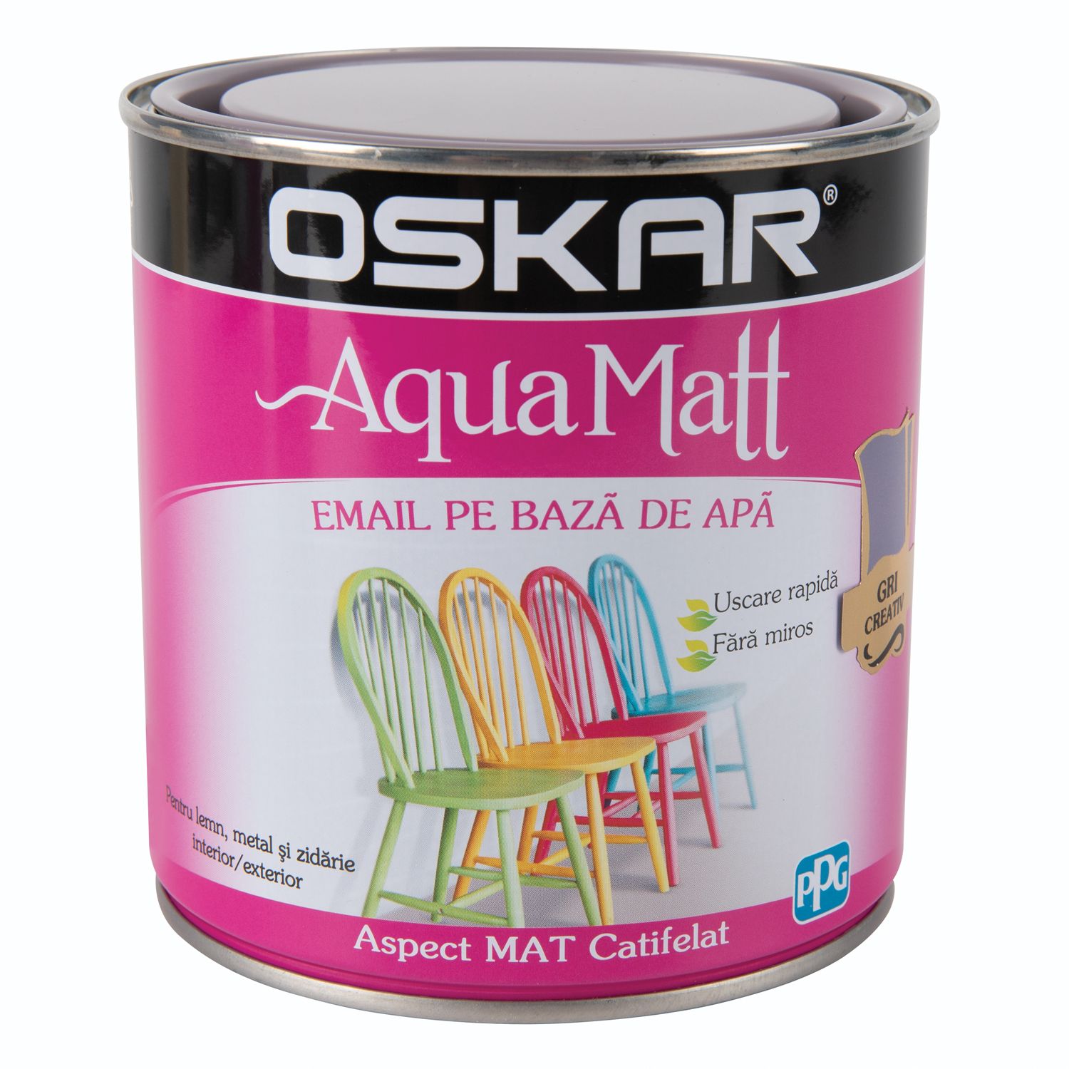 Email Oskar Melaminat Plastic Silve