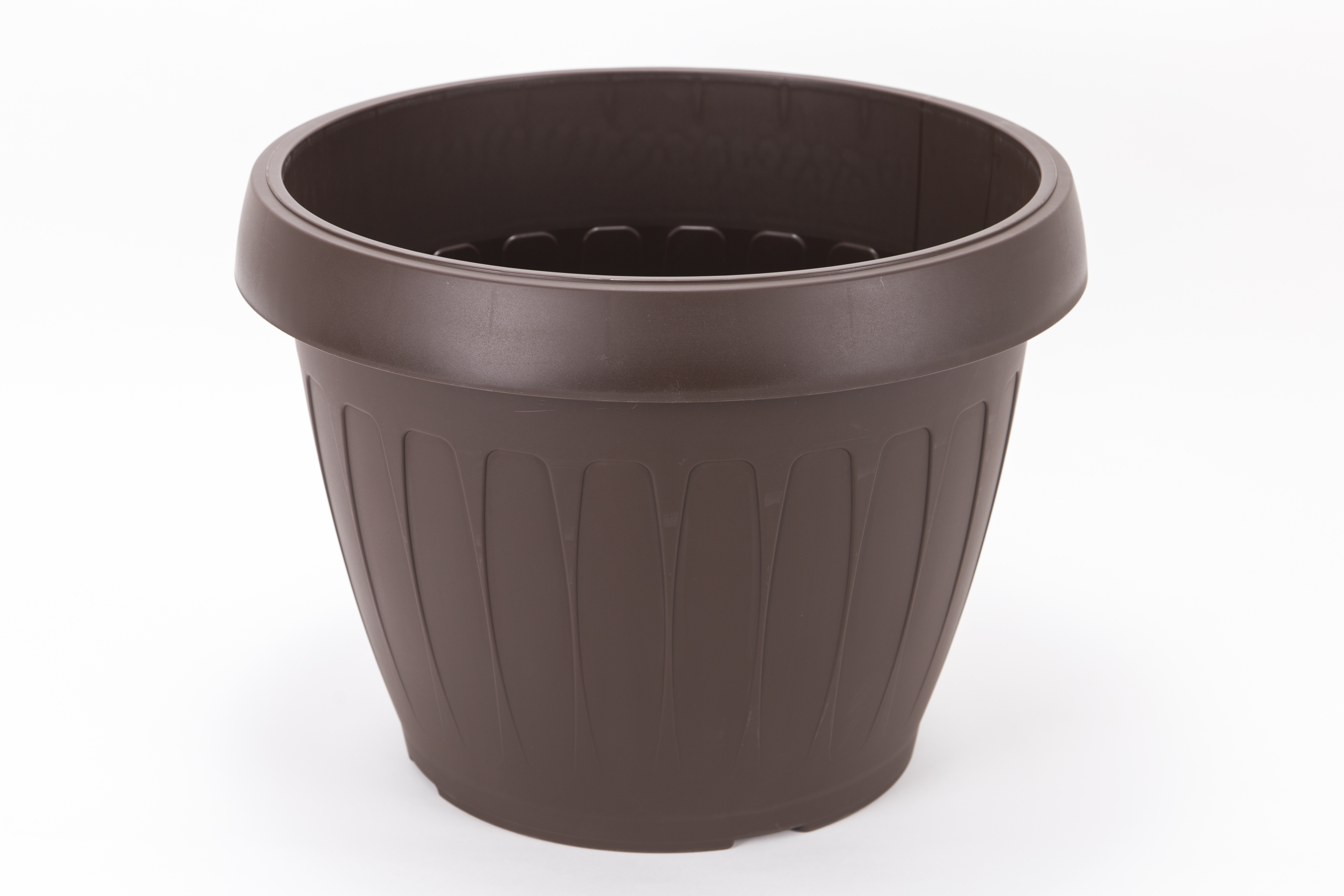 Ghiveci flori HARPLAST, D 23 cm, maro