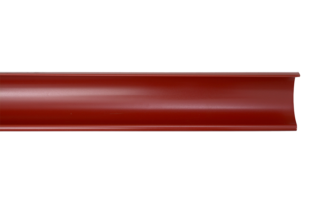 Jgheab rosu, diametru 125 mm, lungime 3 m