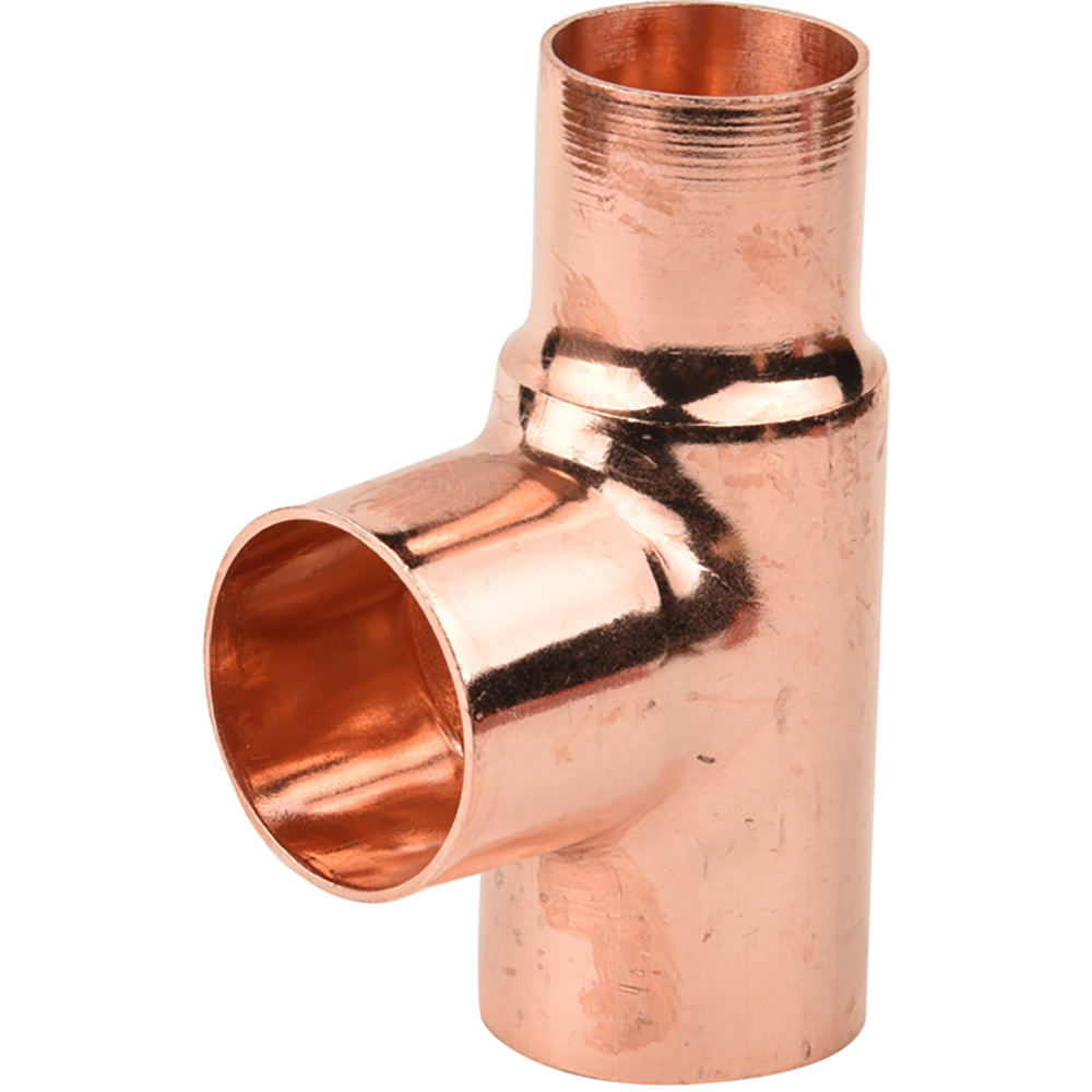 Teu redus cu 5130R, 22 x 15 x 15 mm, cupru