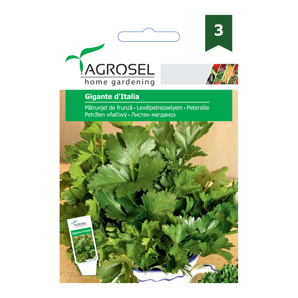 Seminte patrunjel de frunza AGROSEL, 5.15 g