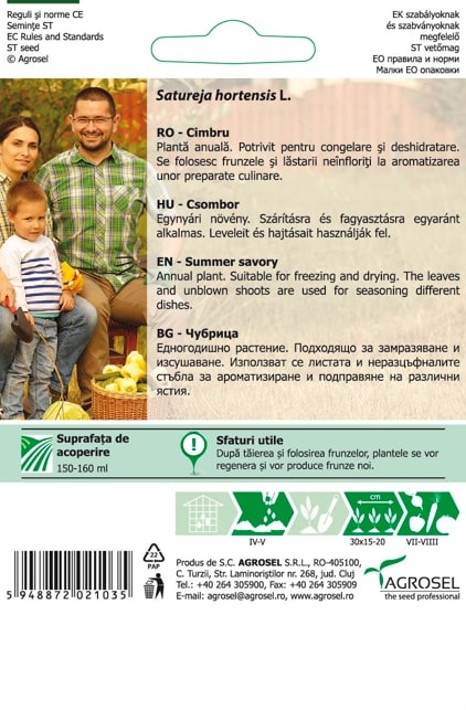 Seminte cimbru  Agrosel