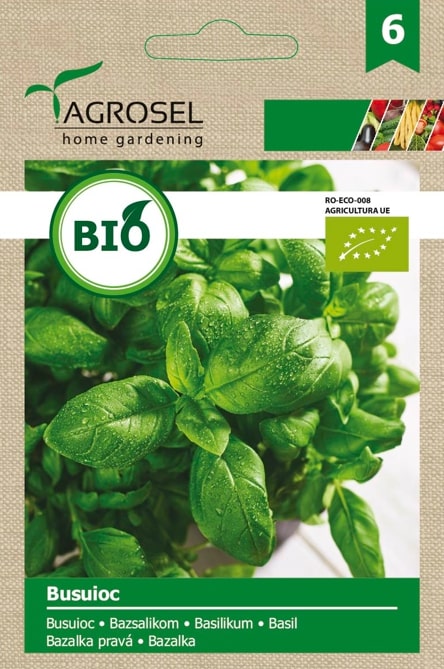 Seminte busuioc eco AGROSEL, 5.45 g