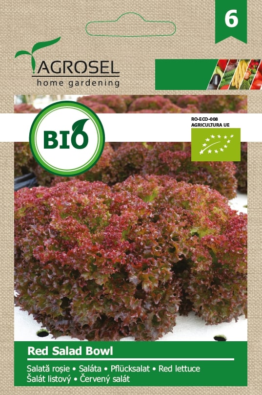 Seminte salata red salad bowl eco AGROSEL, 5.45 g
