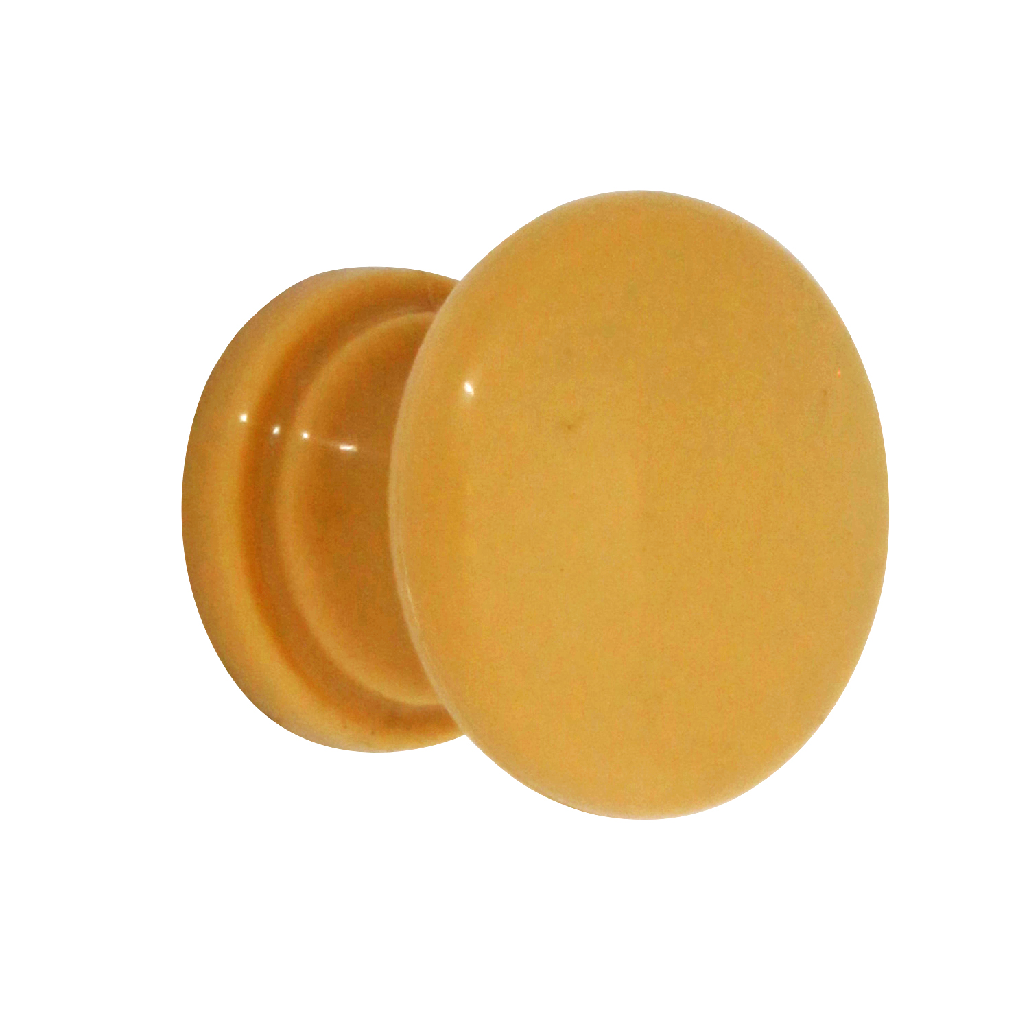 Buton usa, 32 x 27 mm, plastic, bej