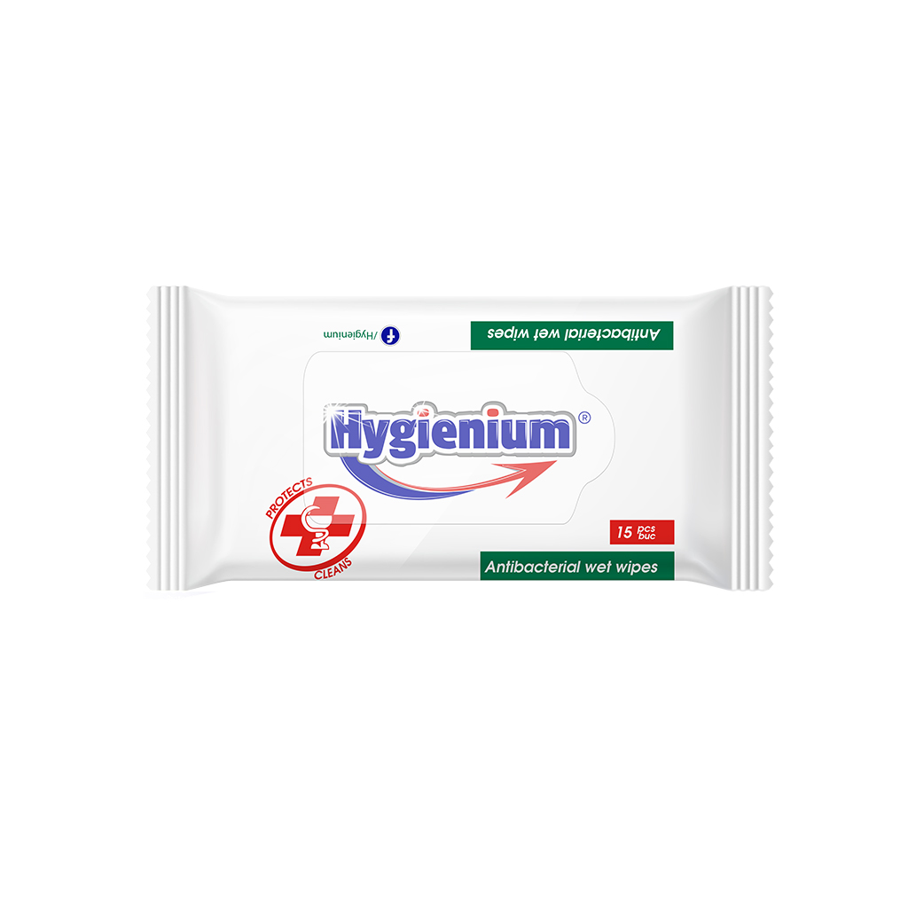 Servetele umede impotriva tantarilor HYGIENIUM NoBzz, 15 bucati