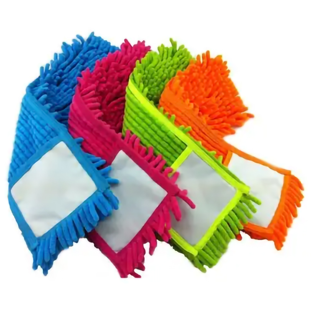 Rezerva mop plat, 43 x 14 cm, microfibra, diverse culori