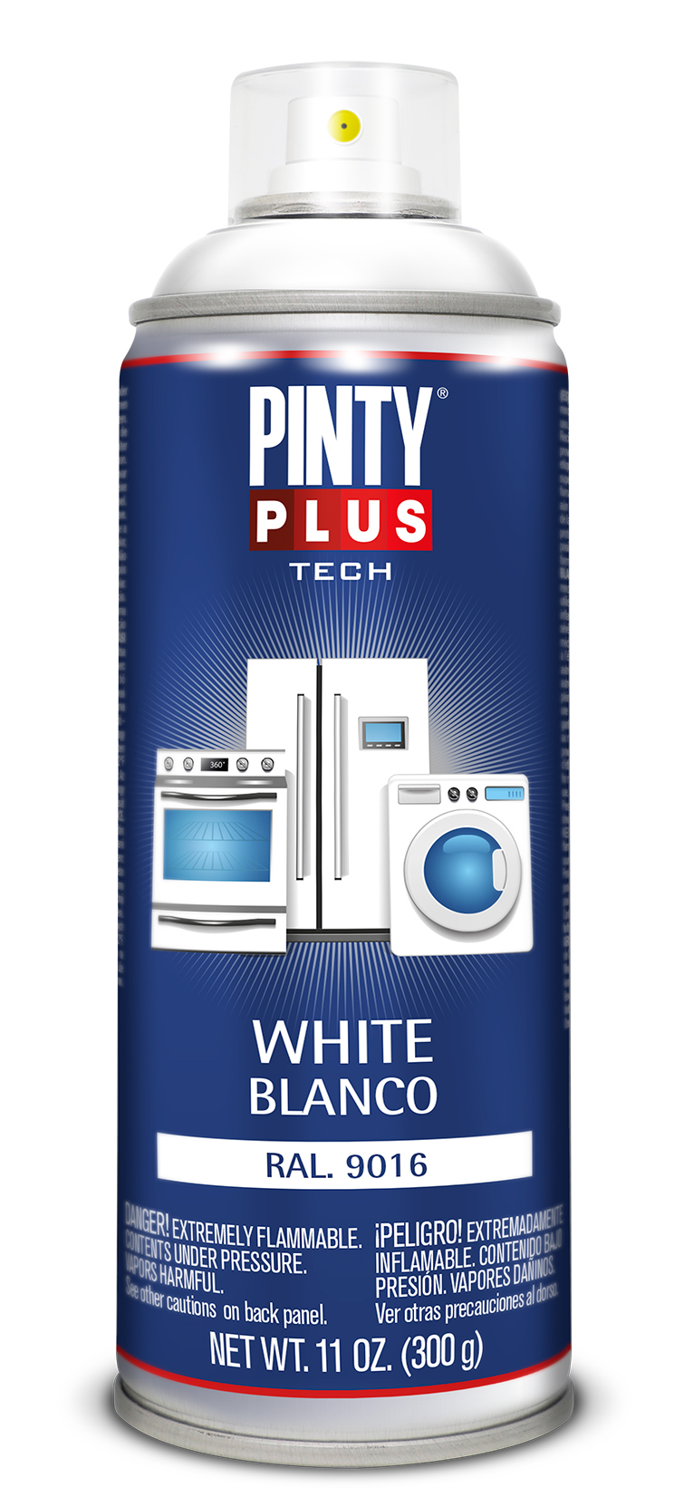 Vopsea spray pentru electrocasnice PINTYPLUS Tech, alb, 400ml