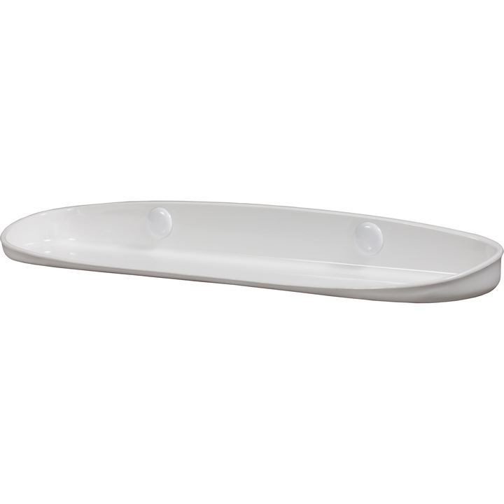 Etajera baie Lider Istiridye, plastic, 53 x 13 x 6.5 cm, alb