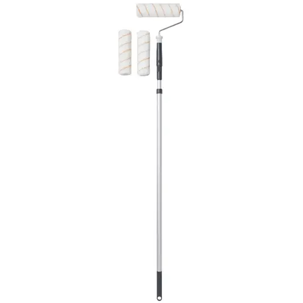 Kit trafalet poliester si bara GOODHOME, 23cm, gri