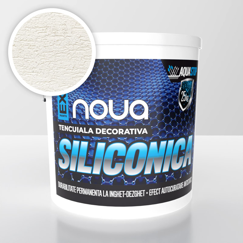 Tencuiala siliconica alba, 25 kg, 2-2.5 mm  Noua