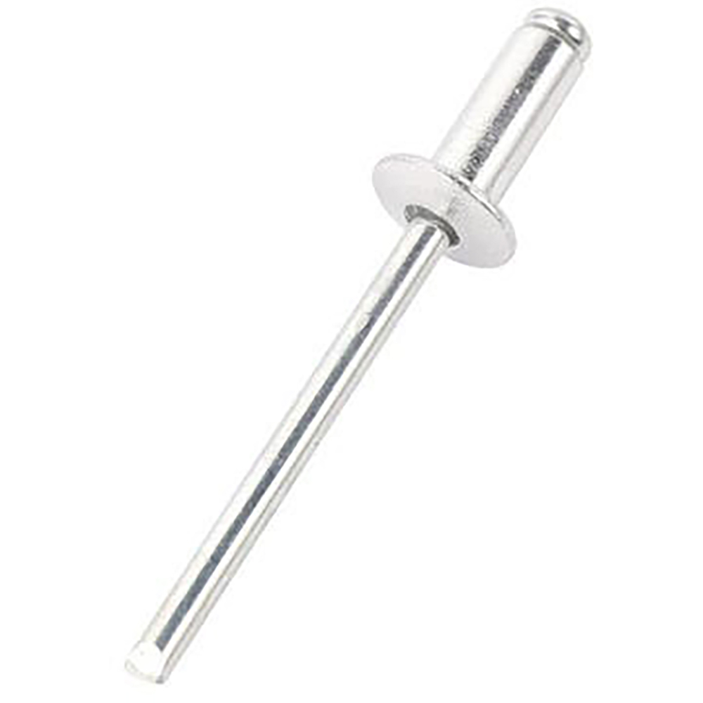 Nit pop MAGNUSSON, 4 x 10 mm, 50 buc, aluminiu, argintiu
