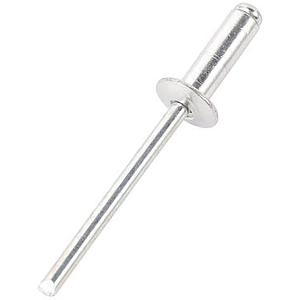 Nit pop MAGNUSSON, 4 x 12 mm, 50 buc, aluminiu, argintiu