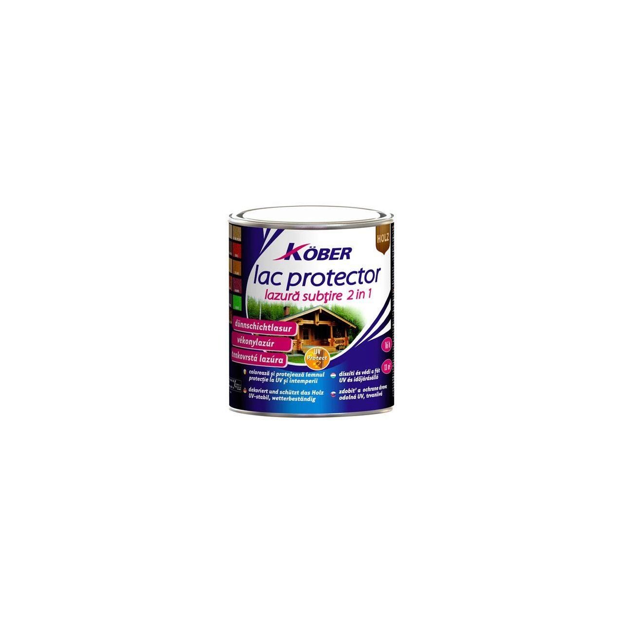 Lac protector KOBER, 0.75L, stejar