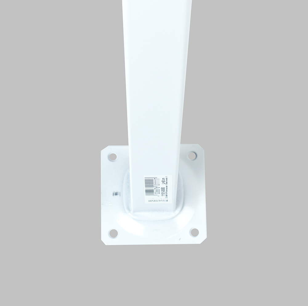 Picior patrat 25x25 h600 alb