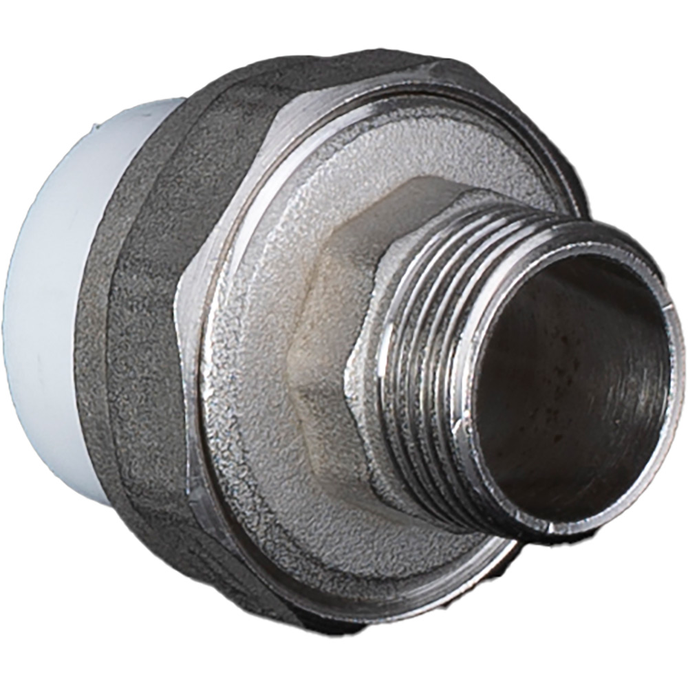 Racord hexagonal, polipropilena, 40 mm x 1 1/4'' FE, alb