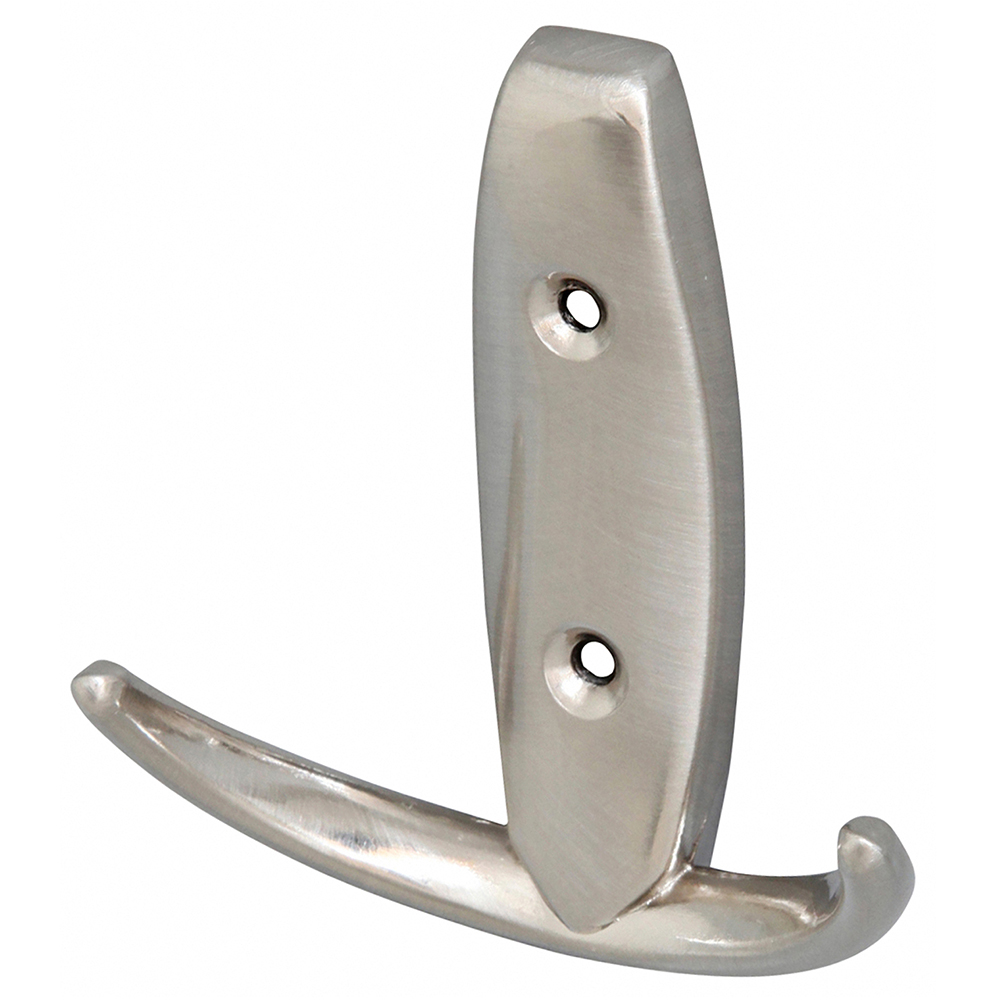 Cuier perete si mobilier, 1 agatatoare, metal, argintiu