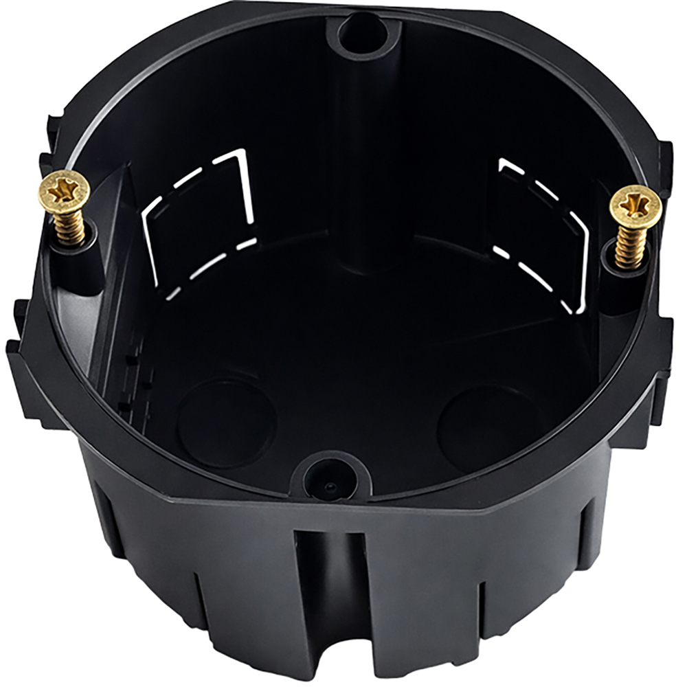 Doza distributie dubla VISION, IP20, negru