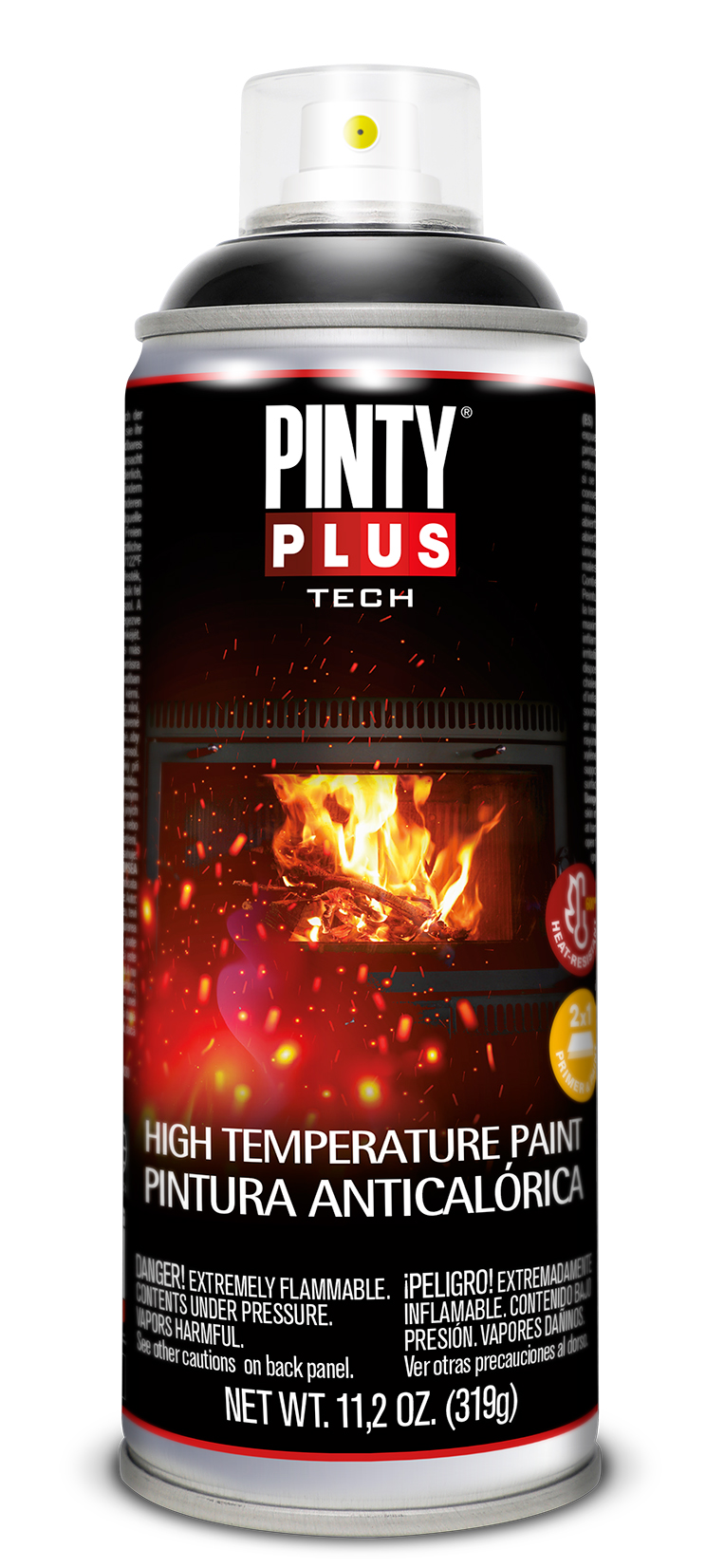 Vopsea spray PINTYPLUS Tech, negru
