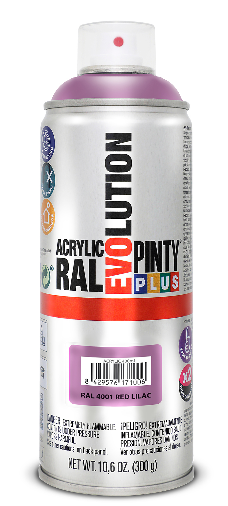 Spray vopsea PINTYPLUS Evolution, lila, RAL 4001, 400 ml
