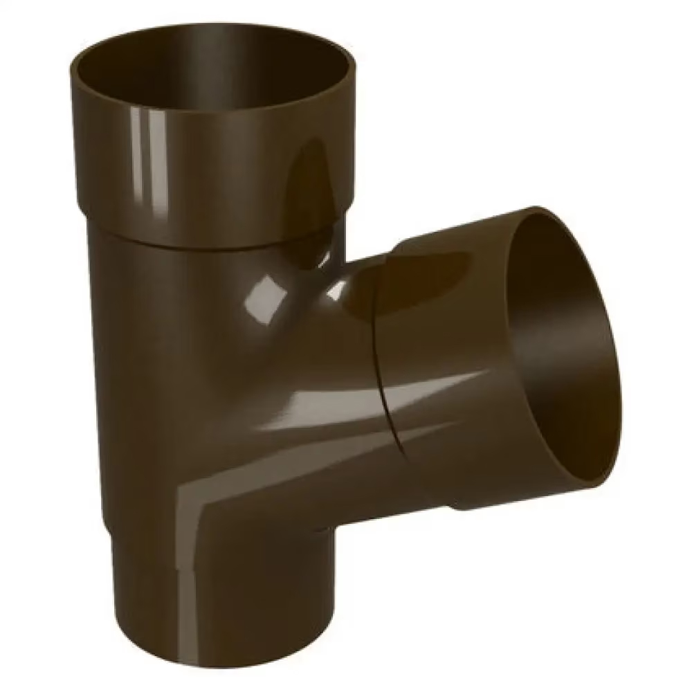 Ramificatie Y burlan PVC Devorex, 67 gr, D 80 mm, maro