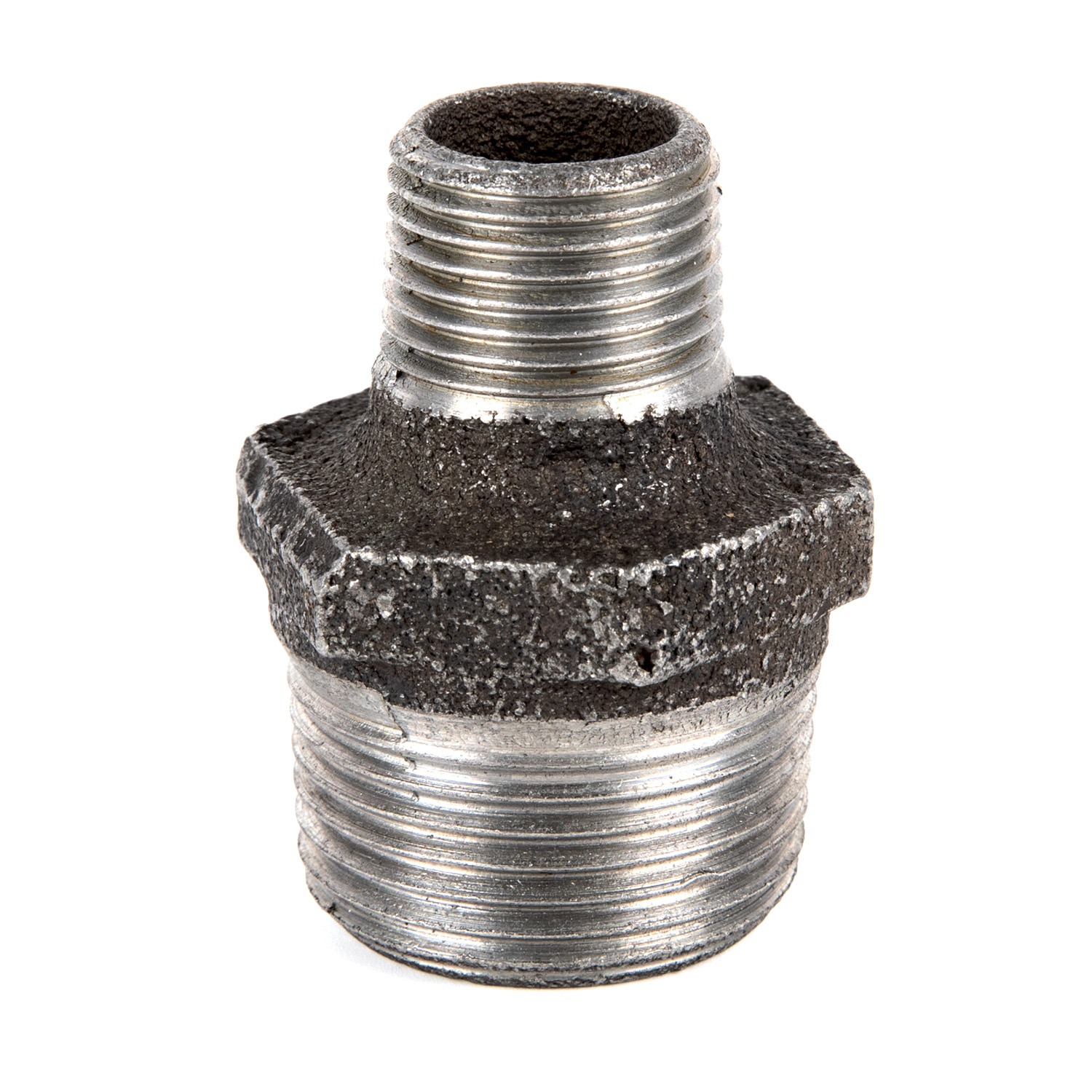 Reductie BERG MONTANA FITTINGS, exterior - exterior, 1/2", metal, negru