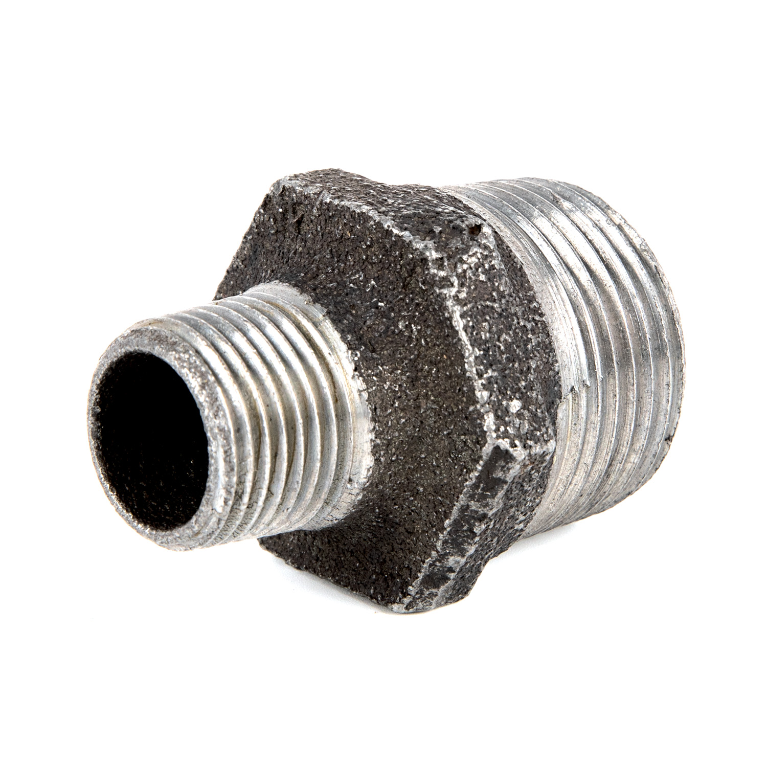 Reductie BERG MONTANA FITTINGS, exterior - exterior, 1/2", metal, negru