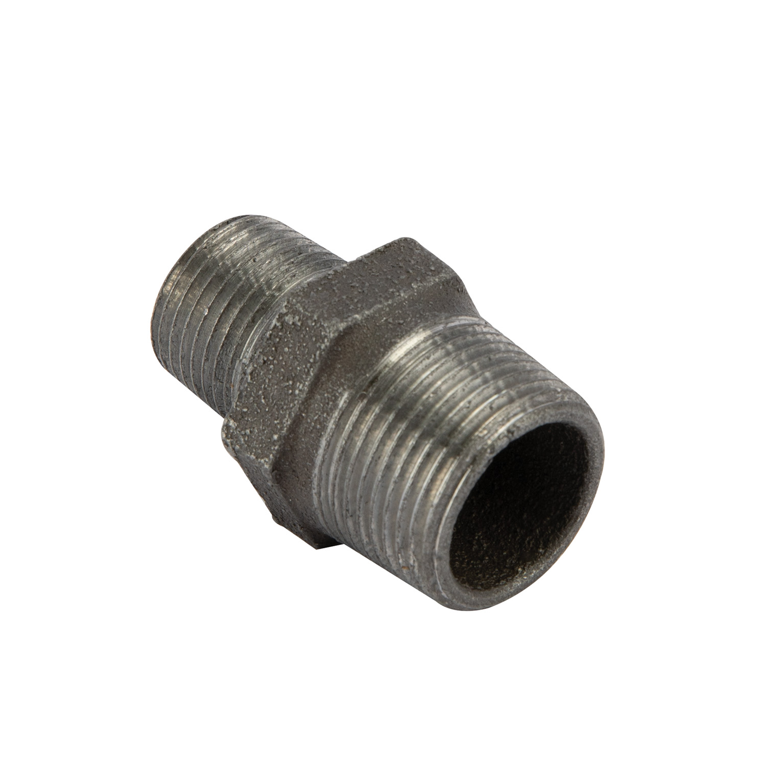 Reductie BERG MONTANA FITTINGS, exterior - exterior, 1/2", metal, negru