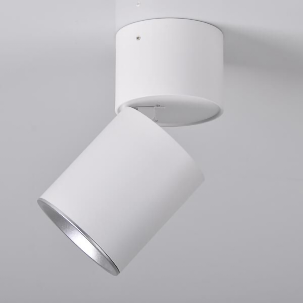 Spot LED POLUX Astra 314031, GU10, 5.5W, alb-argintiu