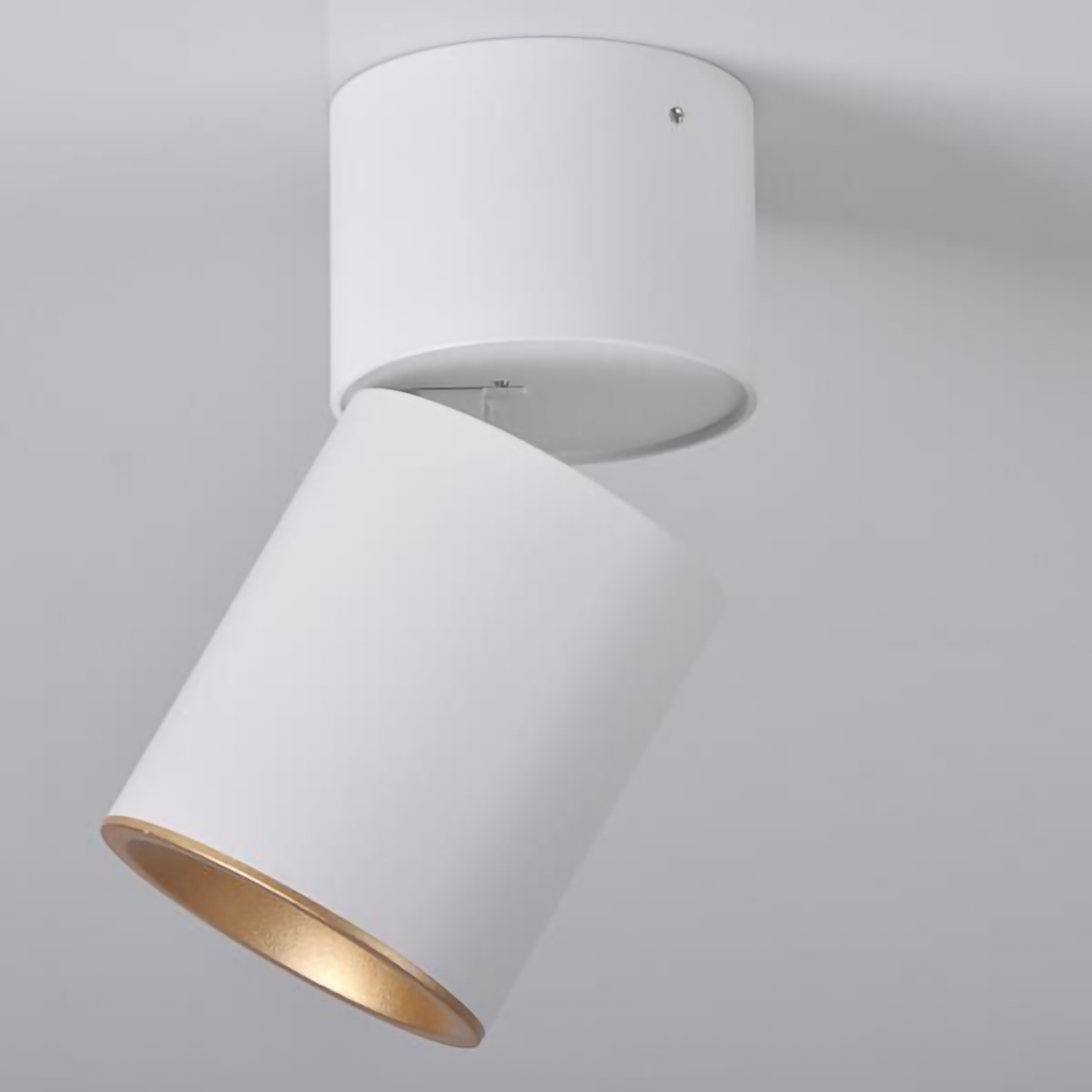 Spot LED POLUX Astra 314024, GU10, 5.5W, alb-auriu